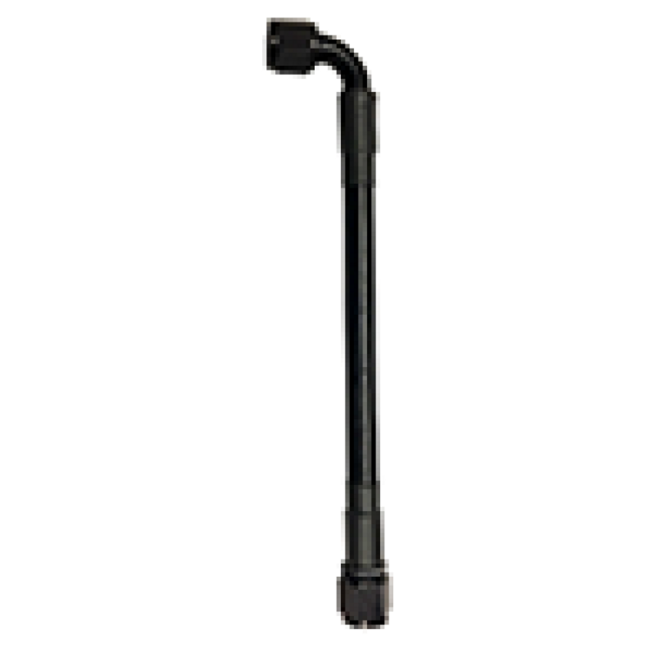 Fragola -10AN PTFE Hose Assembly Straight x 90 48in - 6010-1-2-48BL