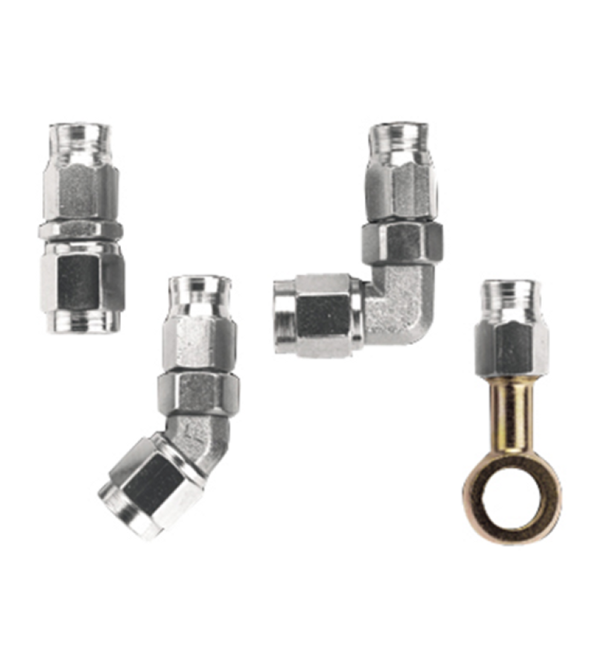 Fragola -3AN x 90 Bent Hose End Double Swivel - 609103