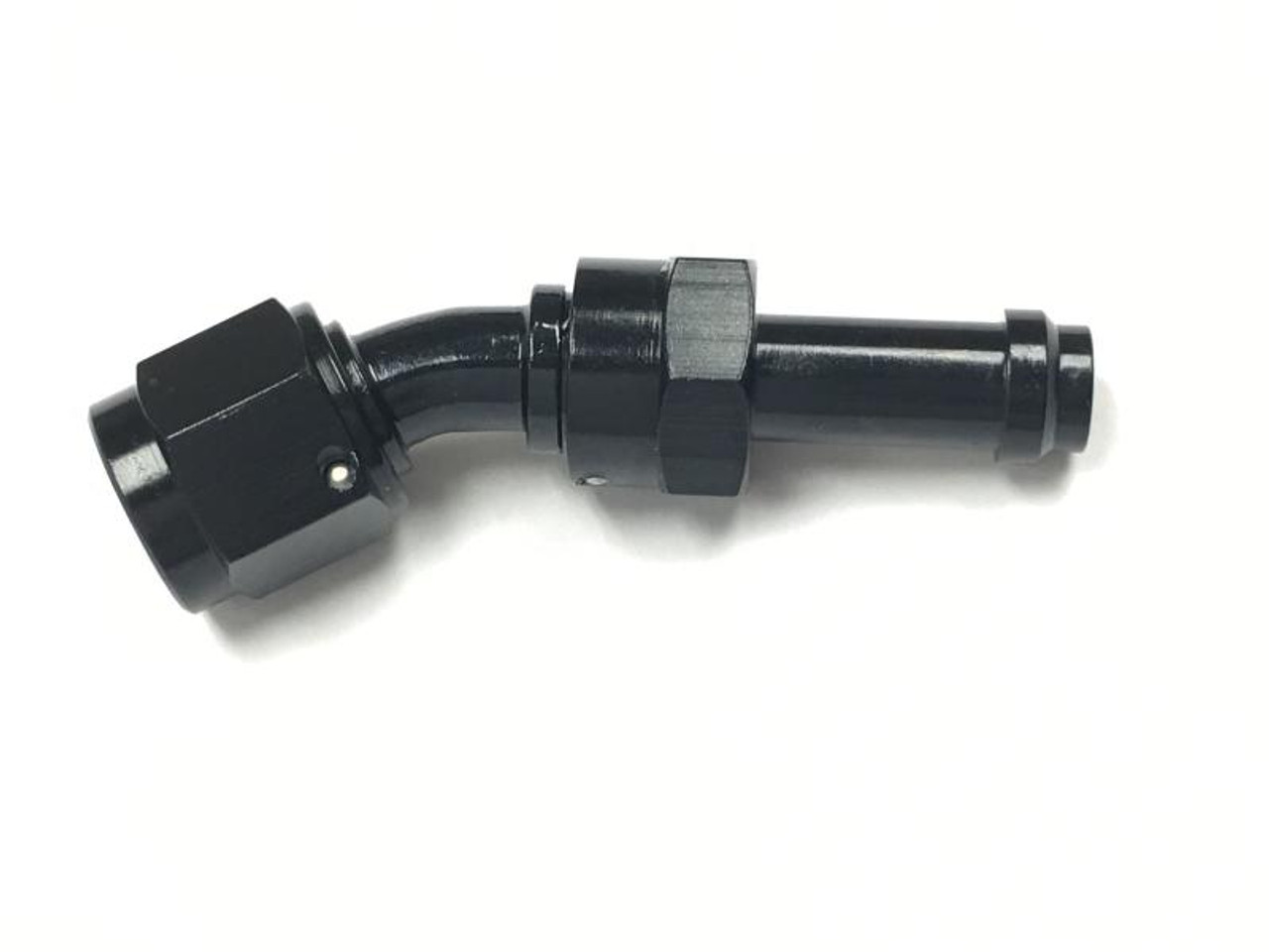 Fragola -6AN 30 Degree EZ Street Hose End Black - 753006-BL