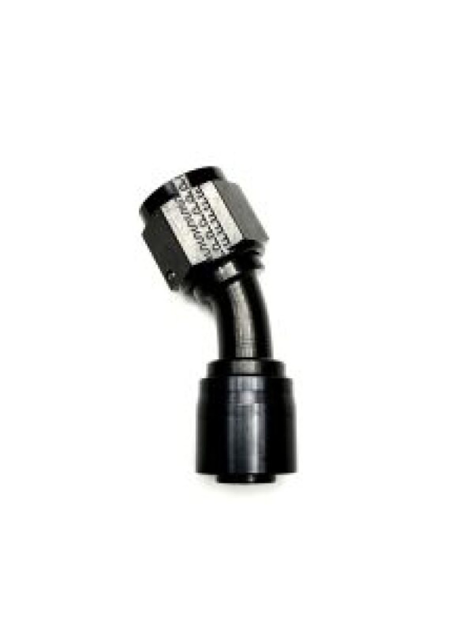 Fragola -8AN 30 Degree Fixed/Single Swivel Sport Crimp Pro Hose End - 8103008