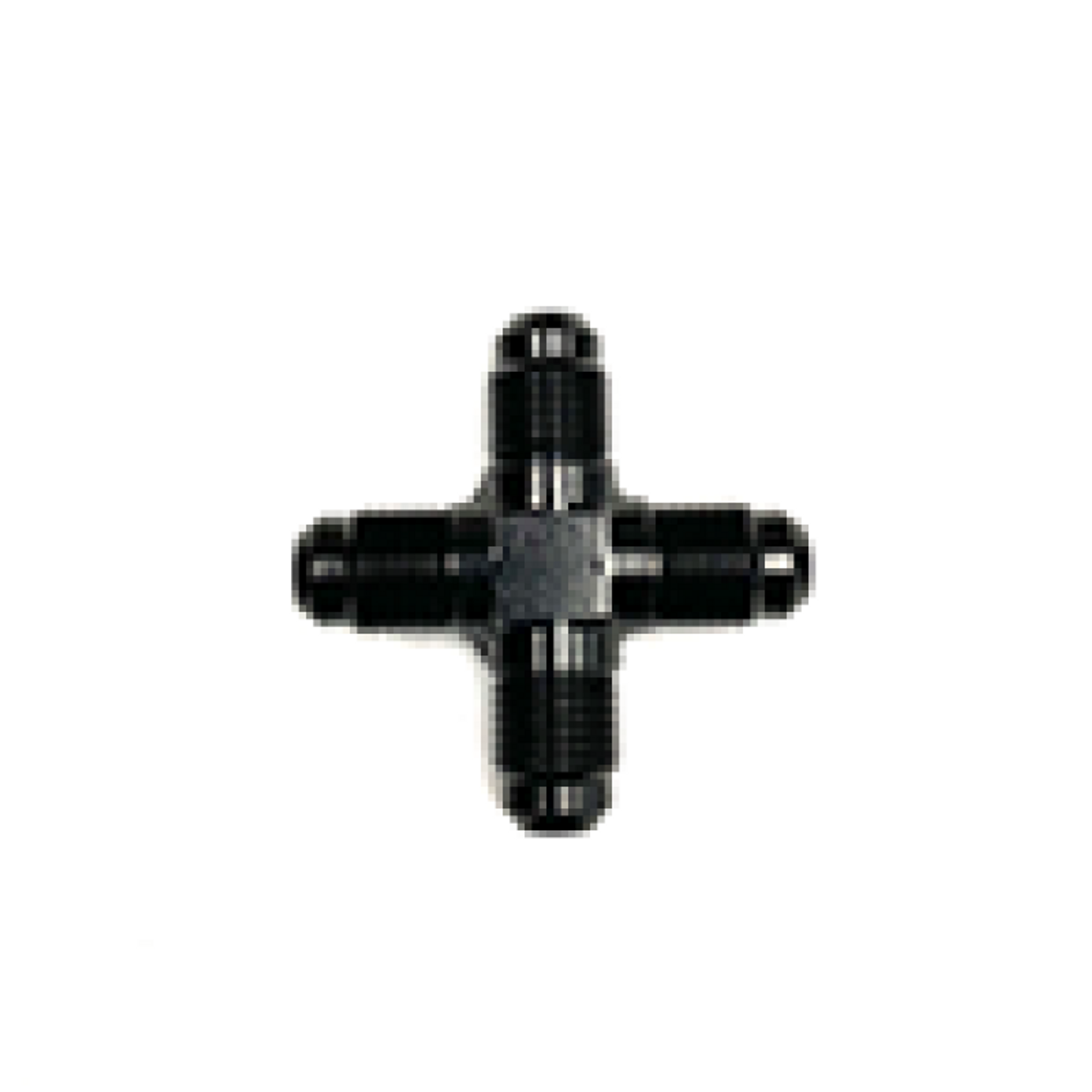 Fragola -6AN (9/16-18) Male Cross (X) Adapter - 900656-BL
