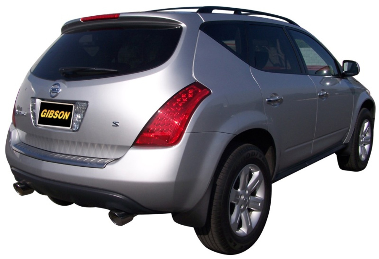 Gibson 06-07 Nissan Murano S 3.5L 2.25in Cat-Back Dual Split Exhaust - Aluminized - 12219