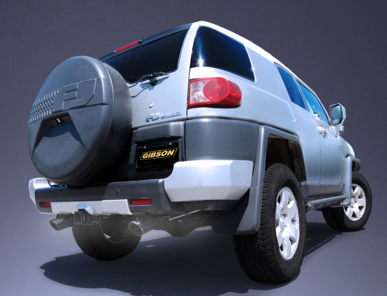 Gibson 07-14 Toyota FJ Cruiser Base 4.0L 2.5in Cat-Back Dual Split Exhaust - Aluminized - 18808