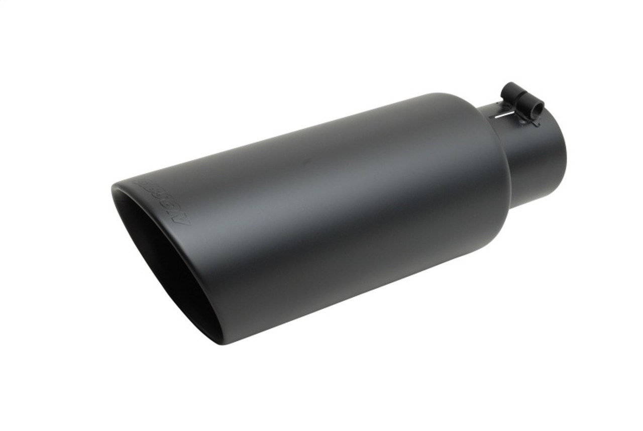Gibson Black Ceramic Rolled Edge Angle Exhaust Tip - 500661-B