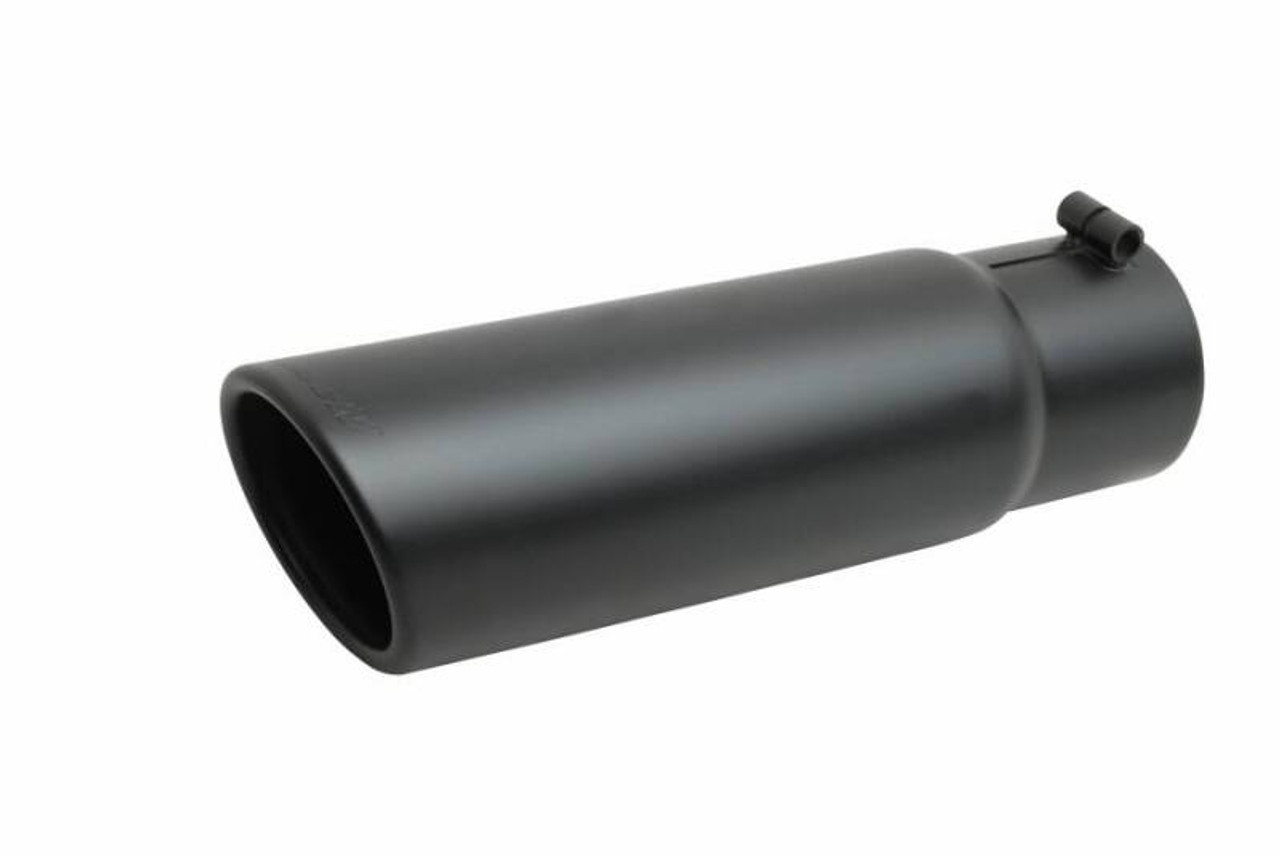 Gibson Black Ceramic Rolled Edge Angle Exhaust Tip - 500661-B