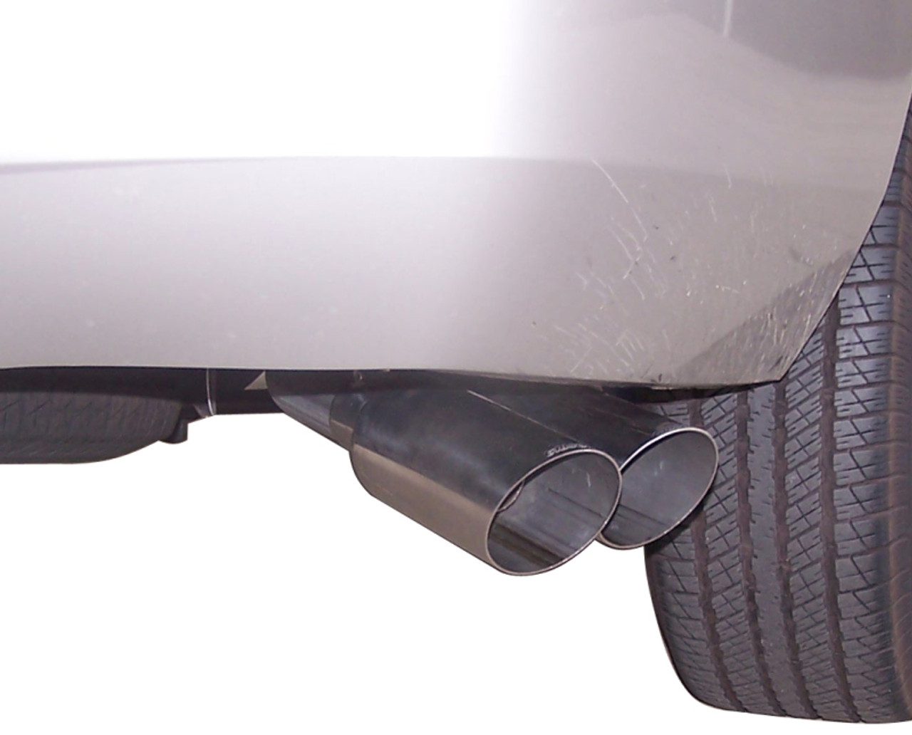 Gibson 07-12 Chevrolet Avalanche LS 5.3L 2.25in Cat-Back Dual Sport Exhaust - Aluminized - 5574
