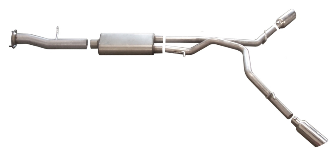 Gibson 2009 Hummer H2 Base 6.2L 2.25in Cat-Back Dual Extreme Exhaust - Stainless - 612603