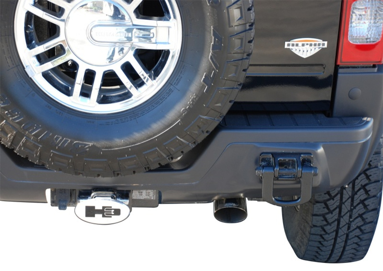 Gibson 08-10 Hummer H3 Alpha 5.3L 3in Cat-Back Single Exhaust - Stainless - 612801