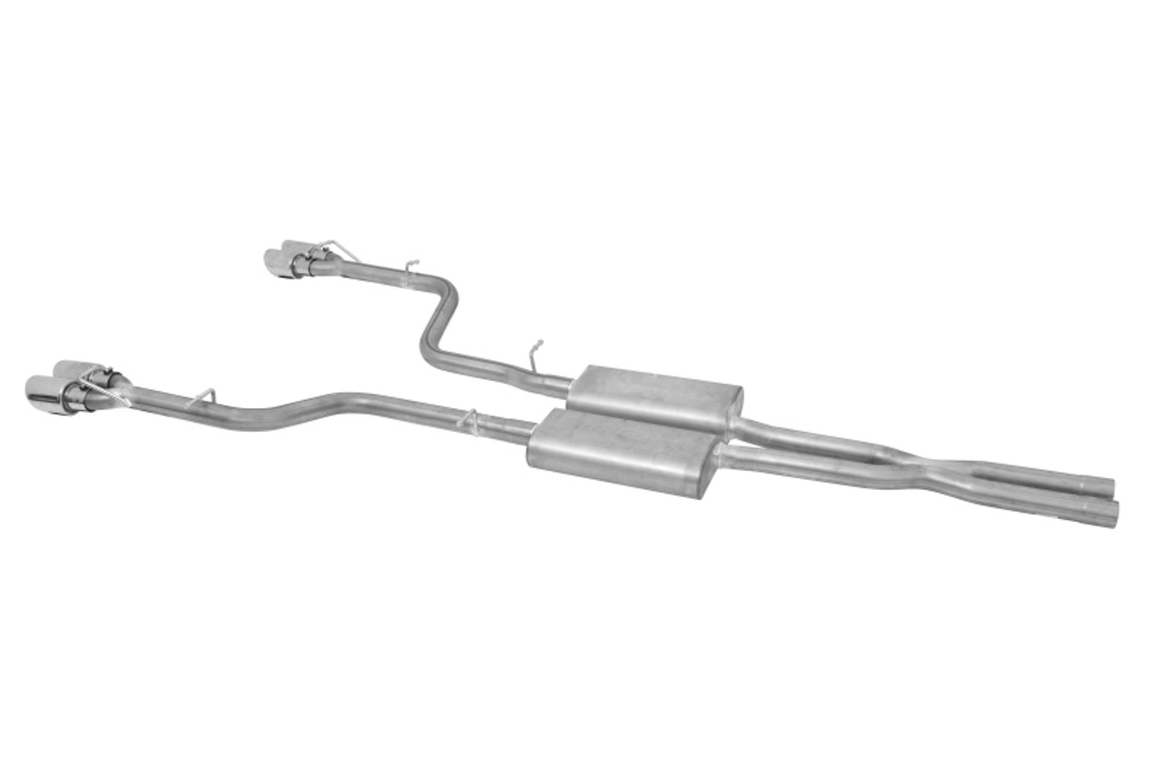 Gibson 09-15 Dodge Challenger R/T 5.7L 2.5in Cat-Back Dual Exhaust - Stainless - 617012