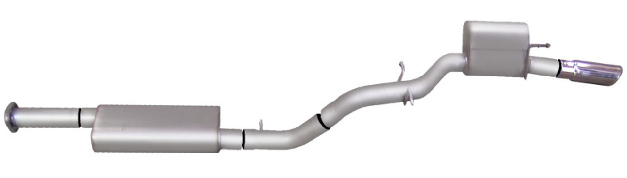 Gibson 06-10 Jeep Commander Limited 5.7L 3in Cat-Back Single Exhaust - Stainless - 617401
