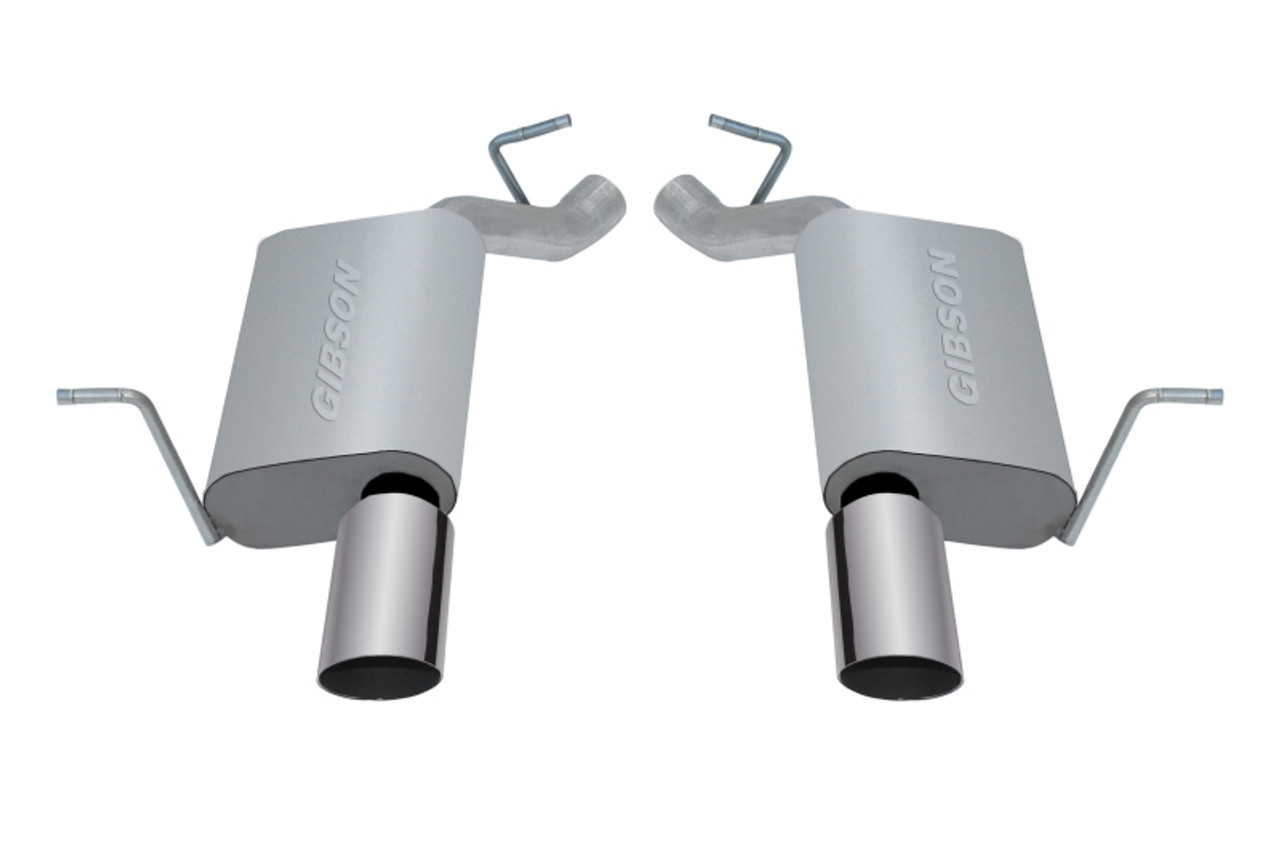 Gibson 11-18 Jeep Grand Cherokee Laredo 3.6L 2.25in Axle-Back Dual Exhaust - Stainless - 617407