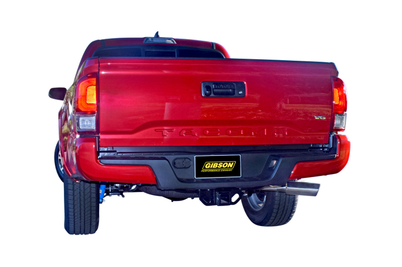 Gibson 16-22 Toyota Tacoma TRD Sport 3.5L 2.5in Cat-Back Single Exhaust - Stainless - 618819