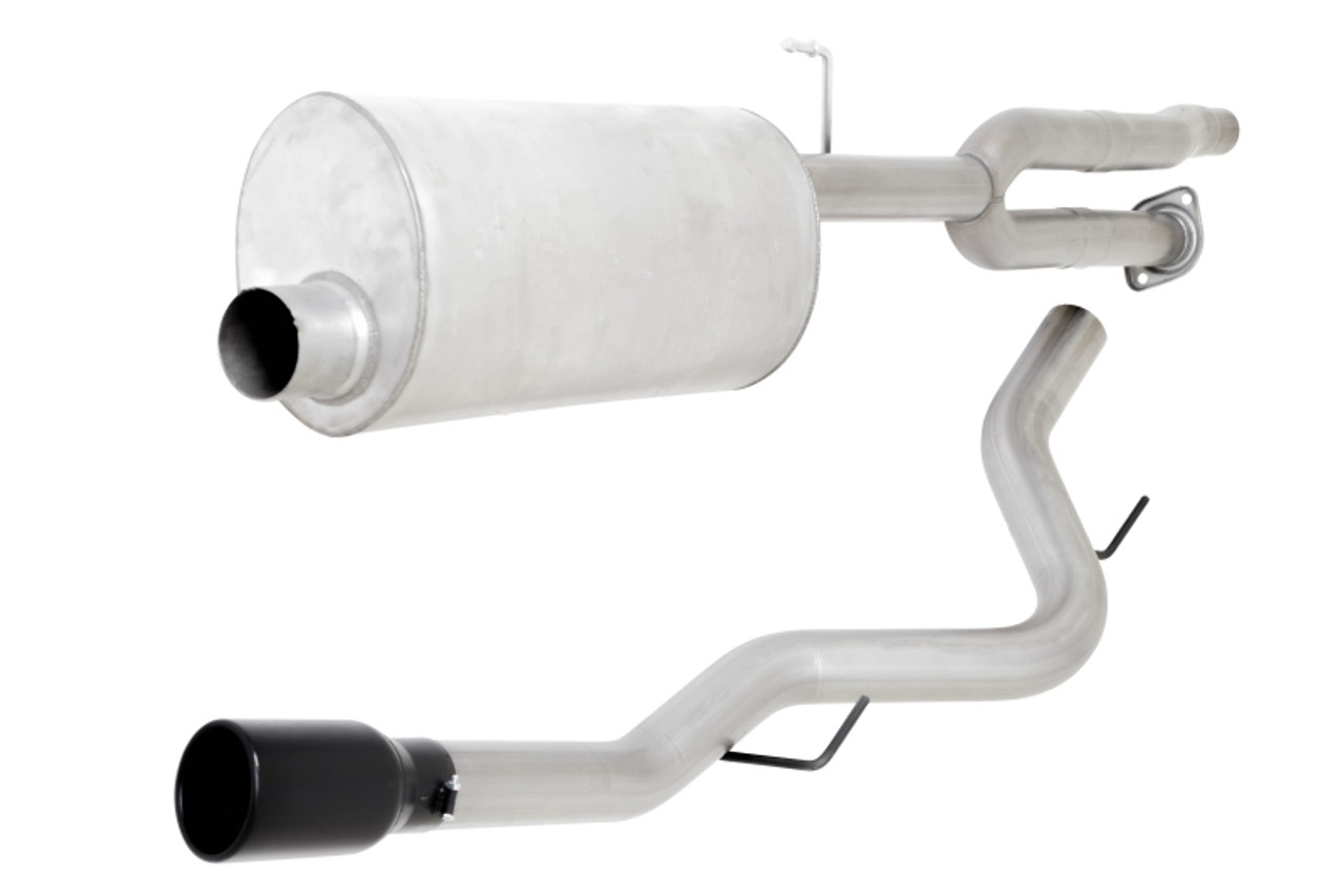Gibson 17-19 Ford F-150 Raptor 3.5L 3.5in Cat-Back Single Exhaust - Black Elite - 619701-B