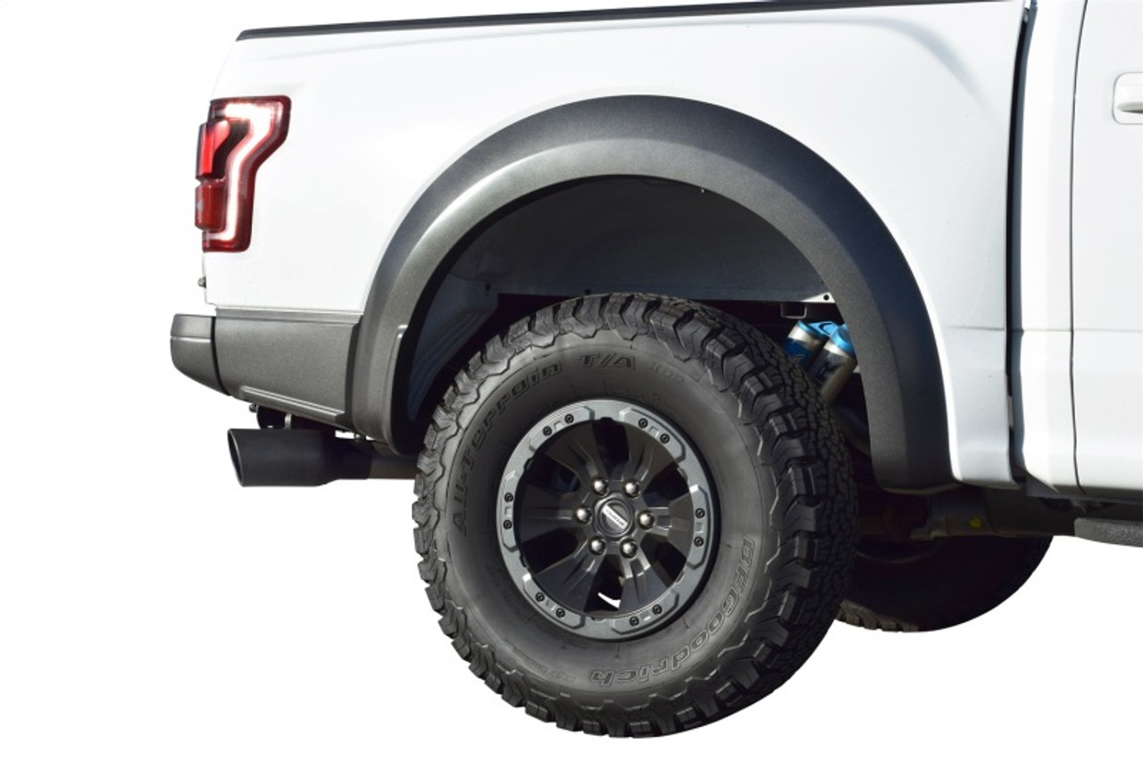 Gibson 17-19 Ford F-150 Raptor 3.5L 3.5in Cat-Back Single Exhaust - Black Elite - 619701-B