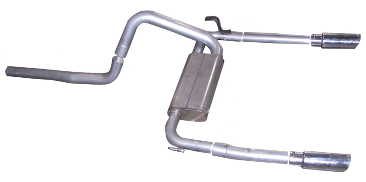 Gibson 98-02 Chevrolet Camaro Z28 5.7L 3in Cat-Back Dual Exhaust - Stainless - 620000