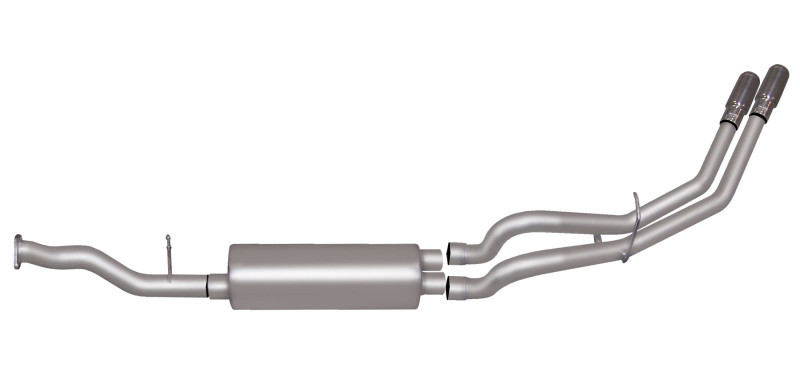Gibson 96-99 Chevrolet Tahoe LS 5.7L 2.25in Cat-Back Dual Sport Exhaust - Stainless - 65400