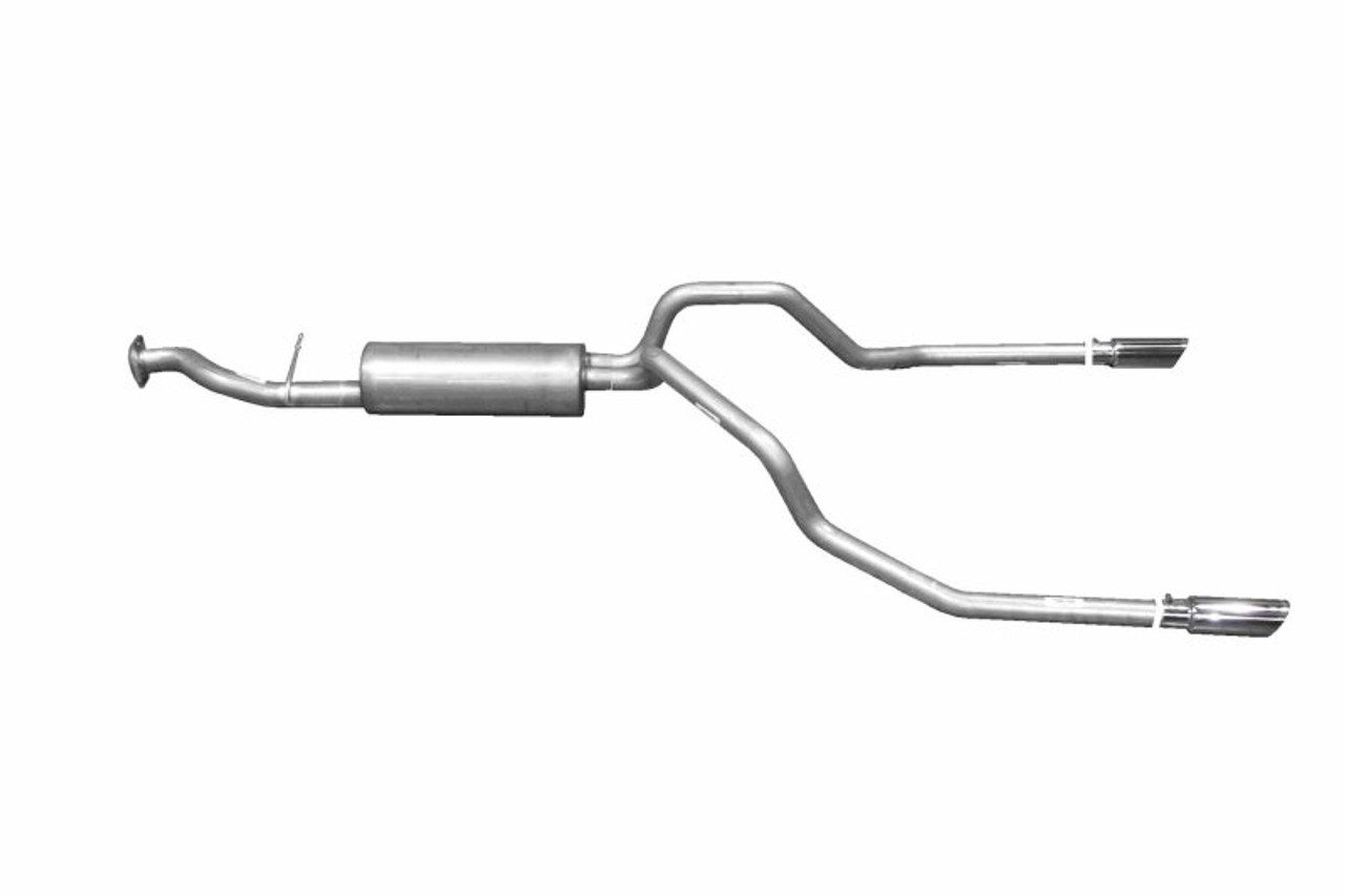 Gibson 99-05 Chevrolet Silverado 1500 Base 4.3L 2.5in Cat-Back Dual Split Exhaust - Stainless - 65542