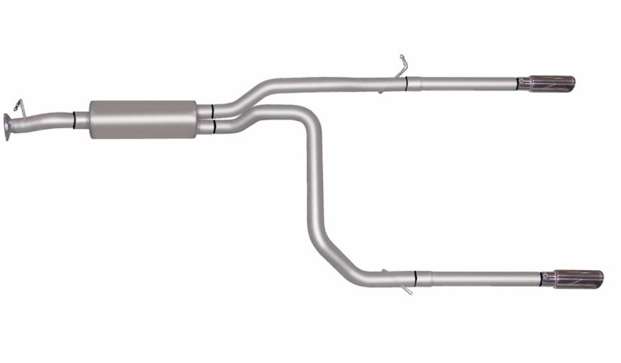 Gibson 00-05 Chevrolet Astro Base 4.3L 2.5in Cat-Back Dual Split Exhaust - Stainless - 65608