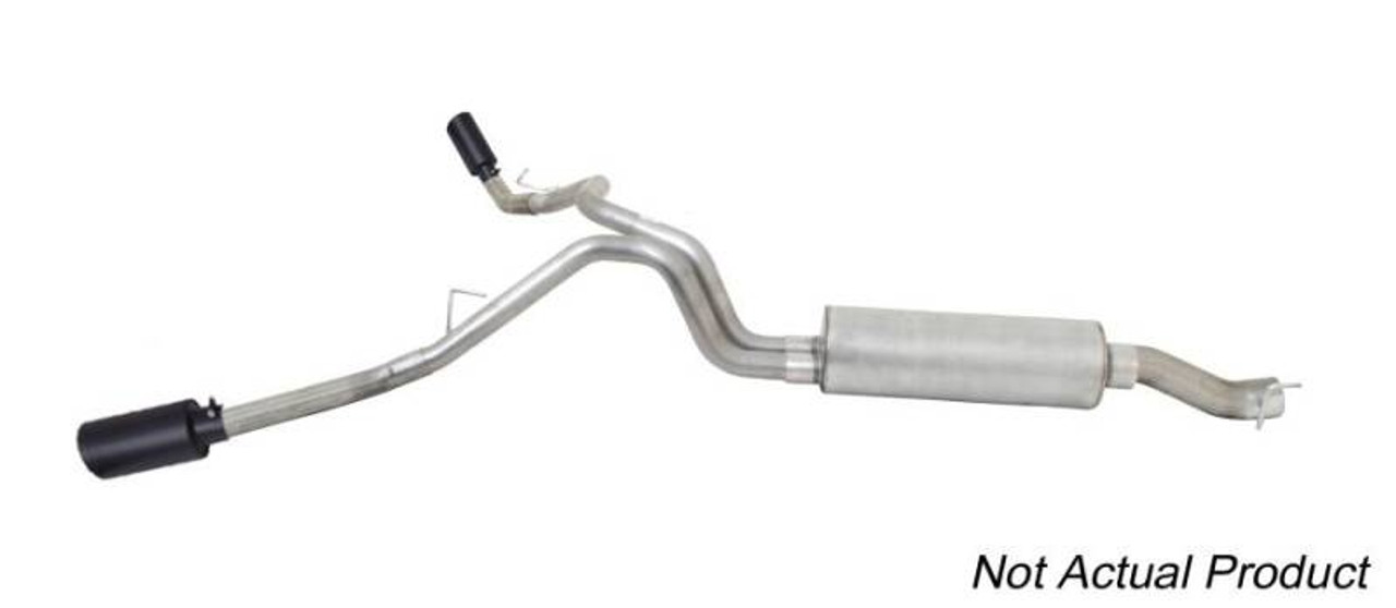 Gibson 19-23 Chevrolet Silverado/GMC Sierra 1500 4.3L-5.3L Crew Cab Black Elite Cat-Back Exhuast - 65712B