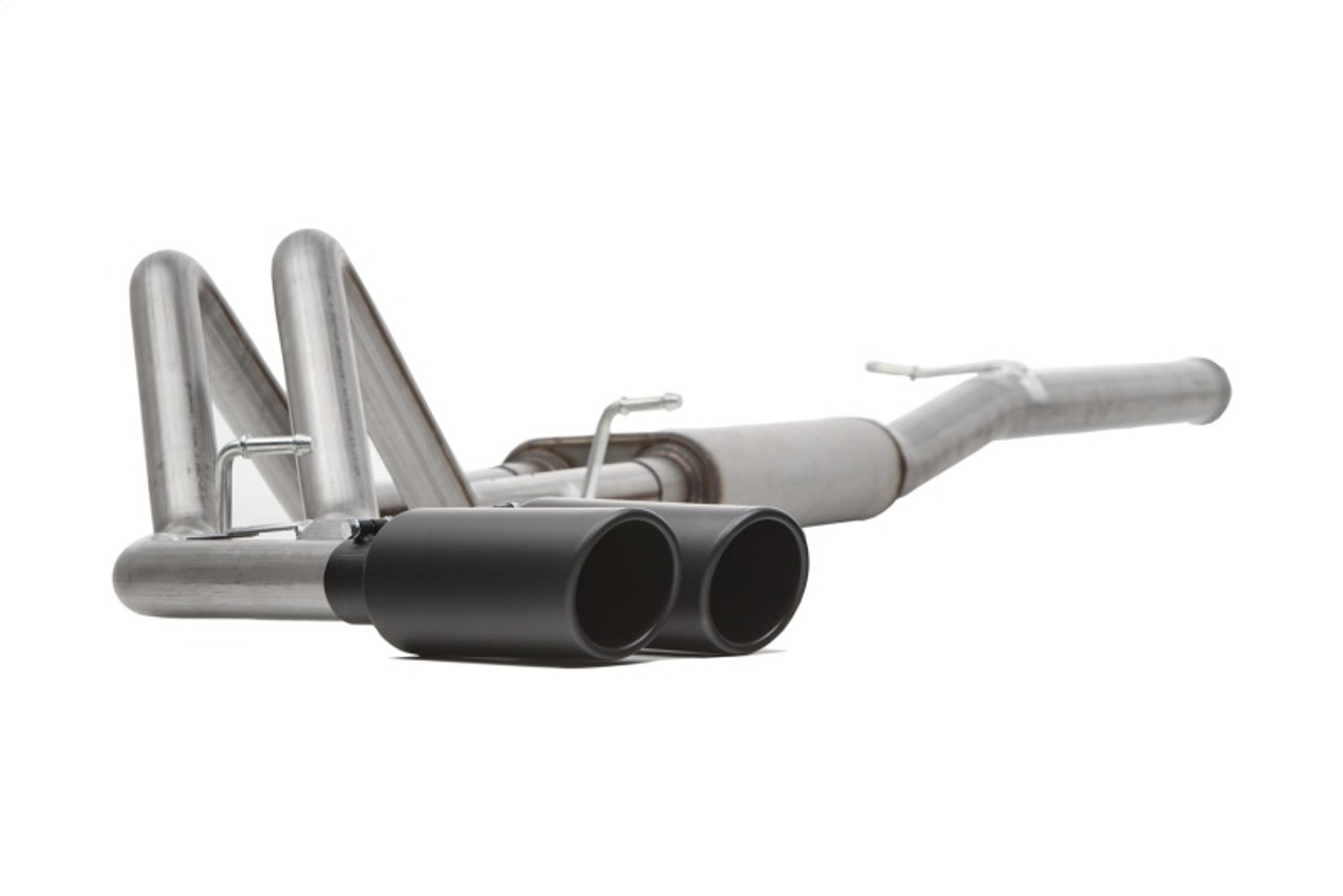 Gibson 2019 Ford F250 Super Duty 6.2L Black Elite Cat-Back Dual Sport Exhaust System - Stainless - 69133B