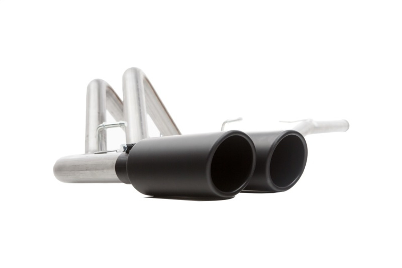 Gibson 11-14 Ford F-150 FX2 3.5L 2.5in Cat-Back Dual Sport Exhaust - Black Elite - 69209B
