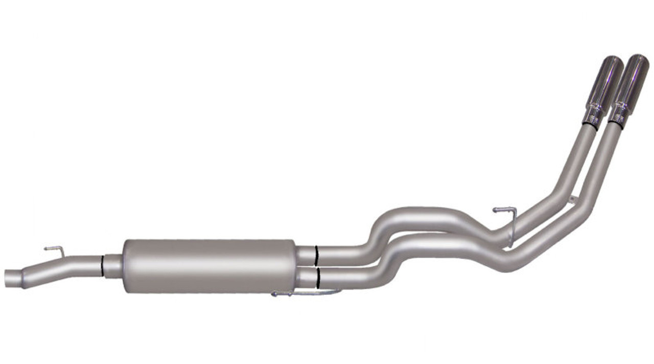 Gibson 11-13 Ford F-150 FX2 5.0L 3in/2.5in Cat-Back Dual Sport Exhaust - Stainless - 69210