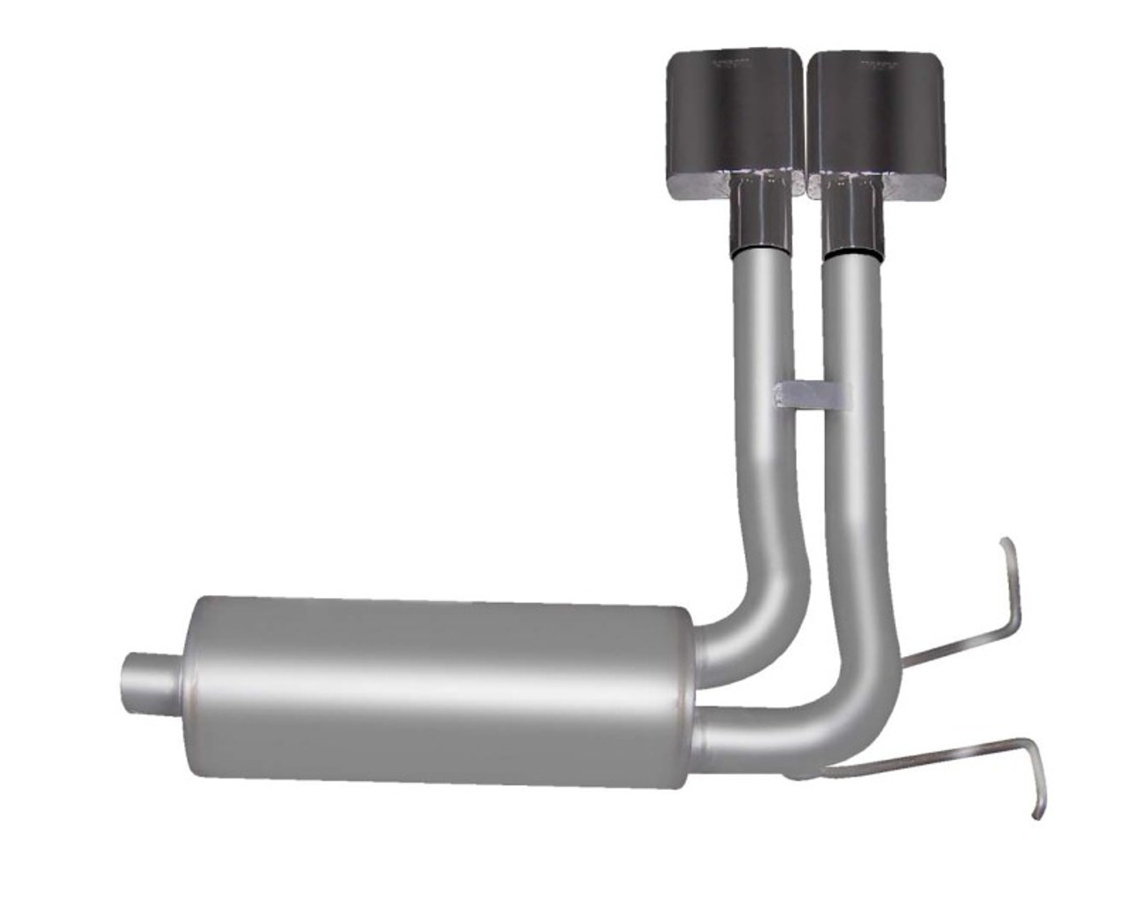 Gibson 87-96 Ford F-150 XL 4.9L 2.5in Cat-Back Super Truck Exhaust - Stainless - 69510