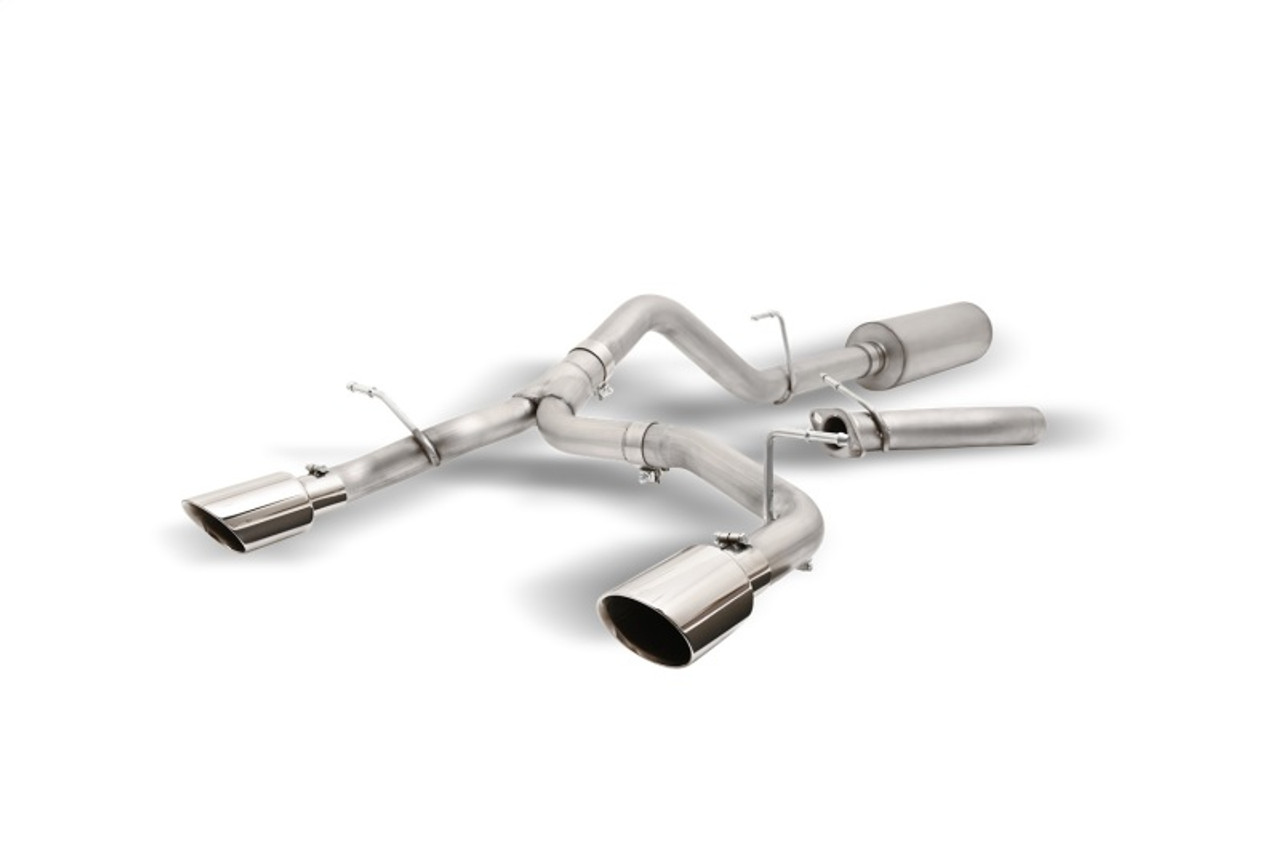 Gibson 21-22 Ford Bronco 4DR Cat-Back Dual Split Exhaust - Stainless - 69551
