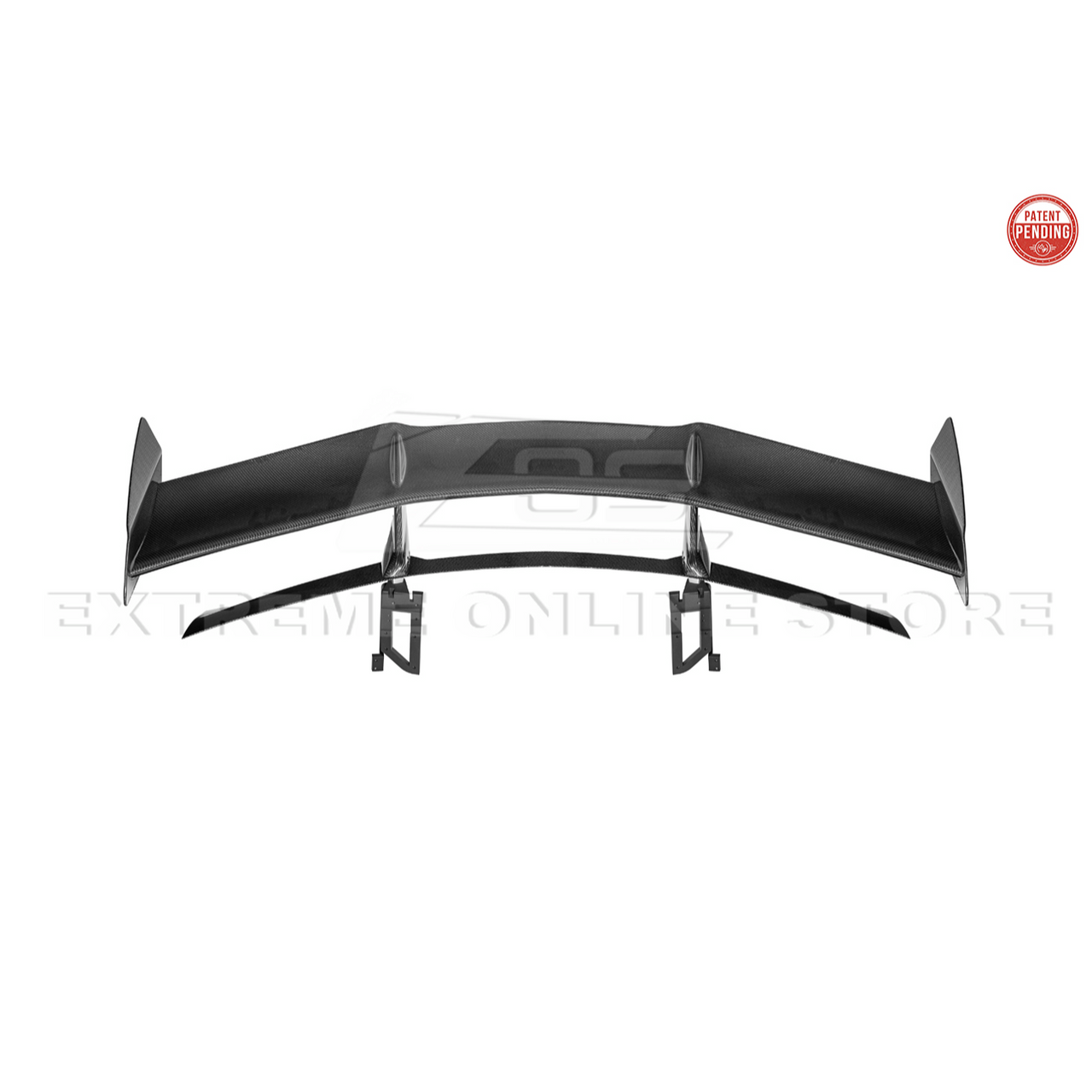 EOS ZR1 Style High Wing Rear Spoiler - Carbon Fiber - C8 Corvette Stingray