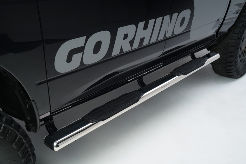 Go Rhino 18-20 Jeep Wrangler JLU 5in 1000 Series Complete Kit w/Sidestep + Brkts - 105450673PS