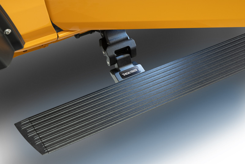 RealTruck 21-24 Ford Bronco 4dr VoltStep Electric Running Board Kit (No Drill) - Tex. Blk - 20412974PC