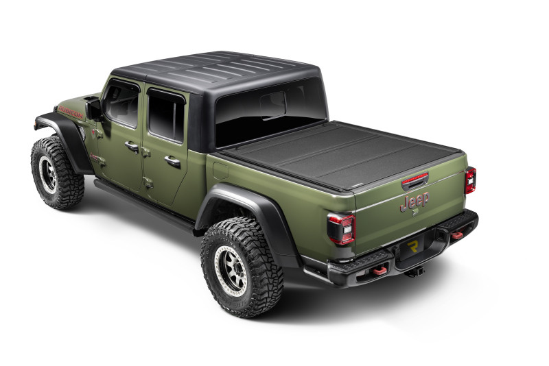 RealTruck 20-24 Jeep Gladiator CC 4dr VoltStep Electric Running Board Kit (Cut/Drill Req.) - Tex Blk - 20451687PC
