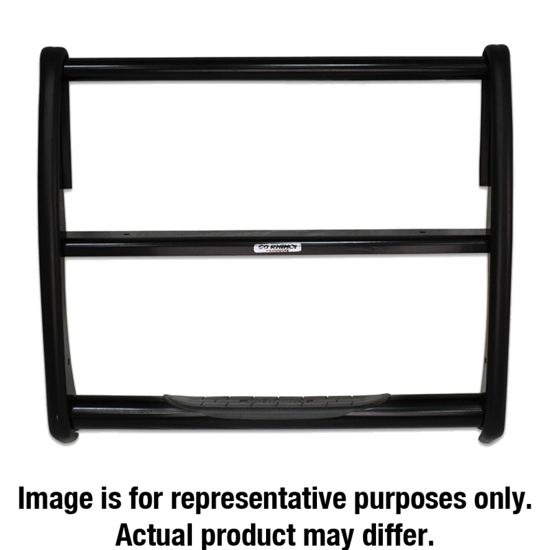 Go Rhino 06-10 Ford Explorer 3000 Series StepGuard - Black (Center Grille Guard Only) - 3338B