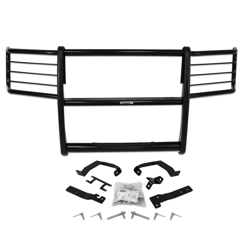Go Rhino 08-10 Ford F-250/350 Super Duty 3000 Series StepGuard Center Grille + Brush Guards - Blk - 3369MB