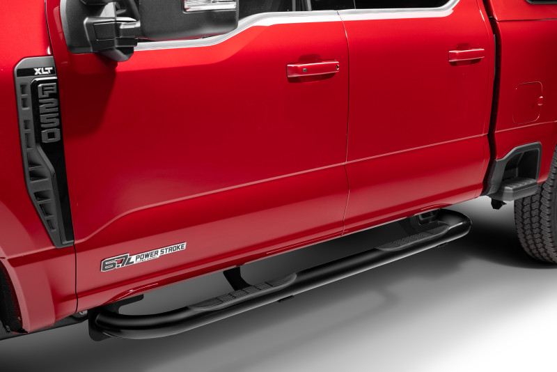 Go Rhino 15-20 Ford F-150 4000 Series SideSteps - Cab Length - Black - 4155B