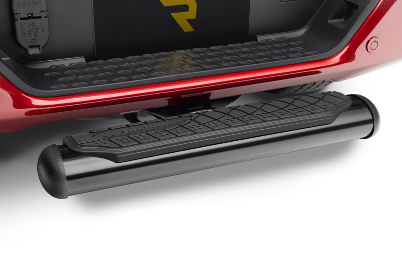 Go Rhino 4in Oval Hitch Step - Black - 460B