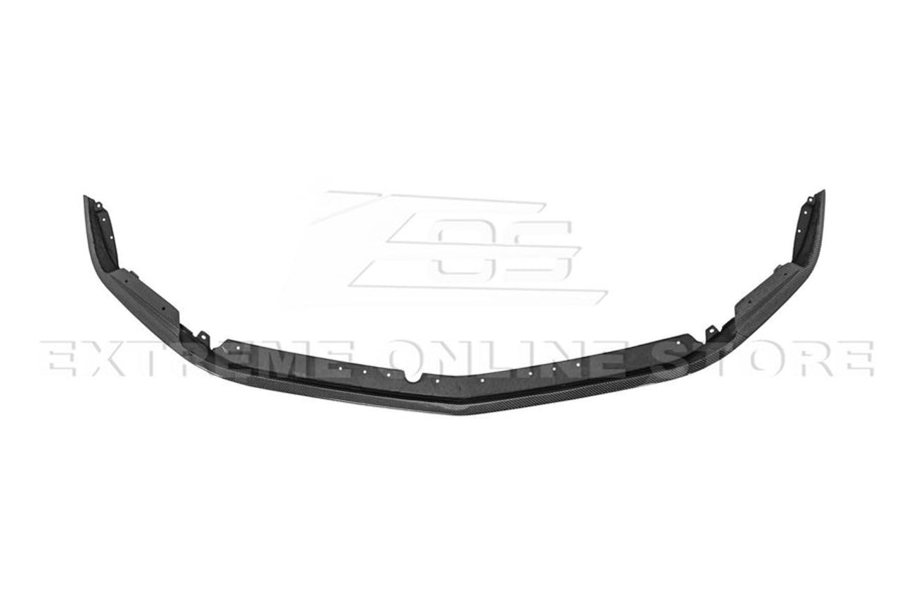 EOS Carbon Fiber Front Splitter & Canards - Cadillac CT4-V Blackwing (FLIP-954-BKCF_SPLITTER-953-BKCF)