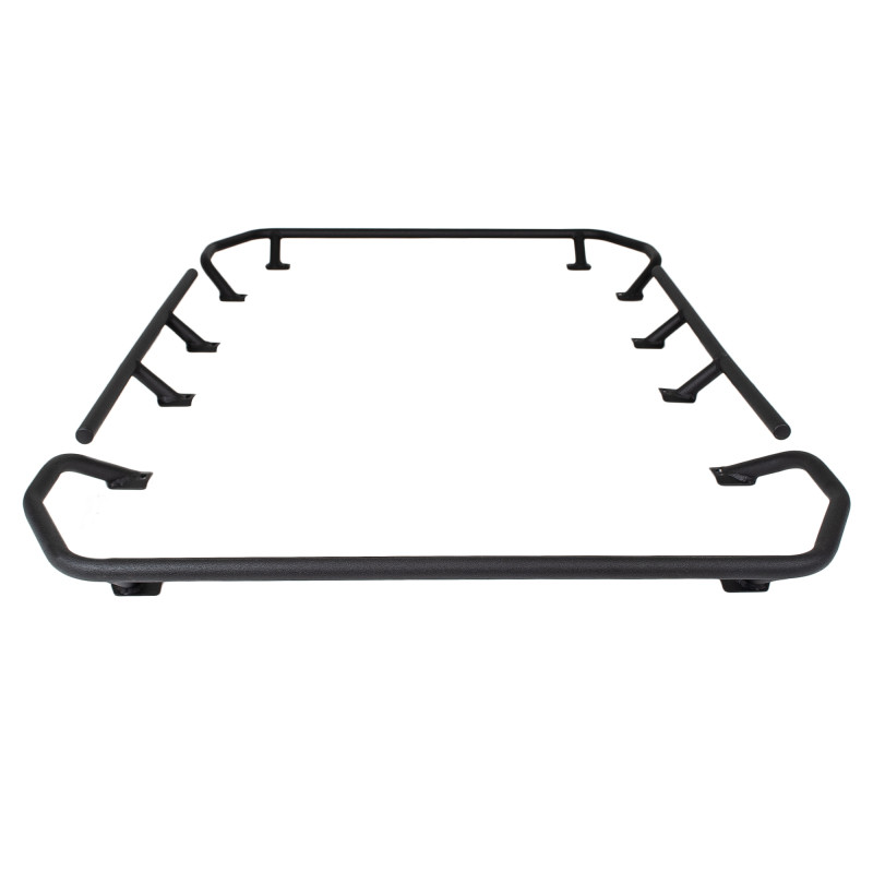 Go Rhino SRM300 Quad Overland Rail Kit (For 60x40in. Rack) - Tex. Blk (Rails ONLY - Req. Platform) - 5933064T