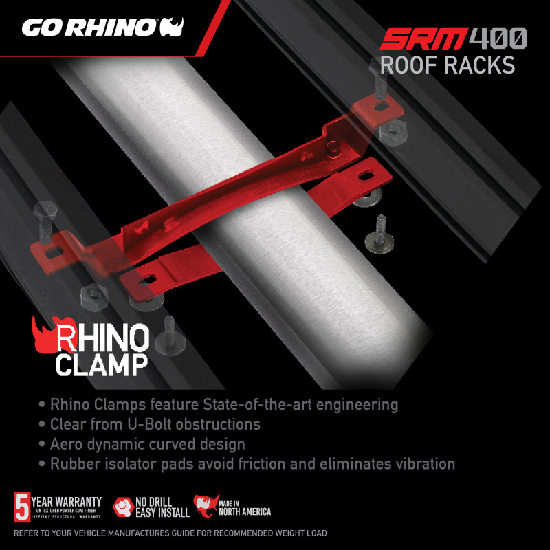 Go Rhino SRM 400 Roof Rack - 68in - 5934068T