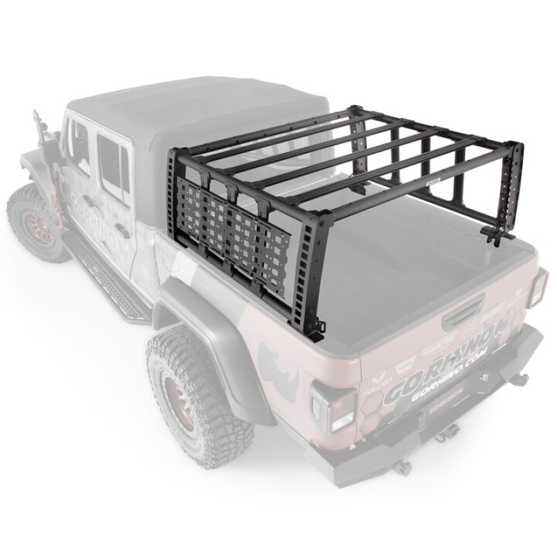 Go Rhino 19-21 Jeep Gladiator XRS Overland Xtreme Rack - Black - 5950000T