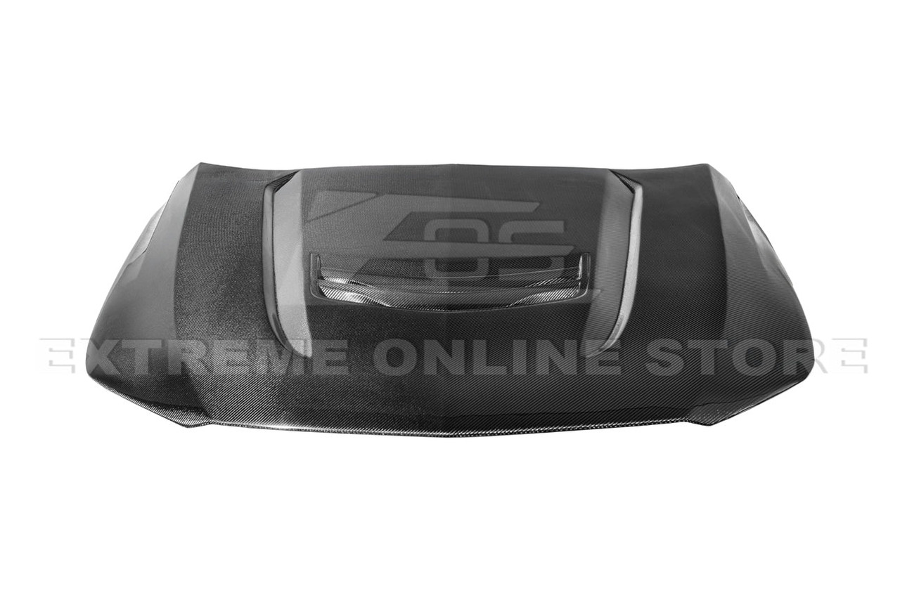 EOS Carbon Fiber Vented Hood - Cadillac CT4-V Blackwing (HOOD-1070-BKCF)