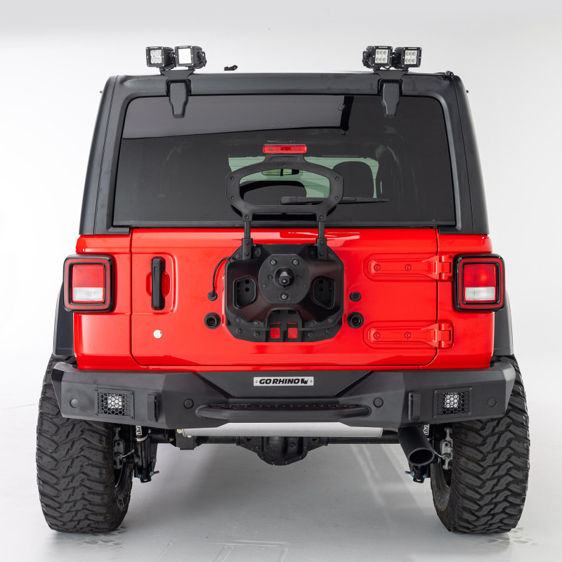Go Rhino 18-20 Jeep Wrangler JL/JLU Light Mount - One or Two 3in Cubes - 599502T