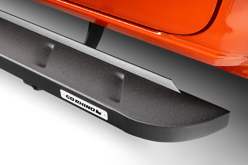 Go Rhino RB10 Slim Running Boards - Universal 87in. - Tex. Blk - 630087SPC