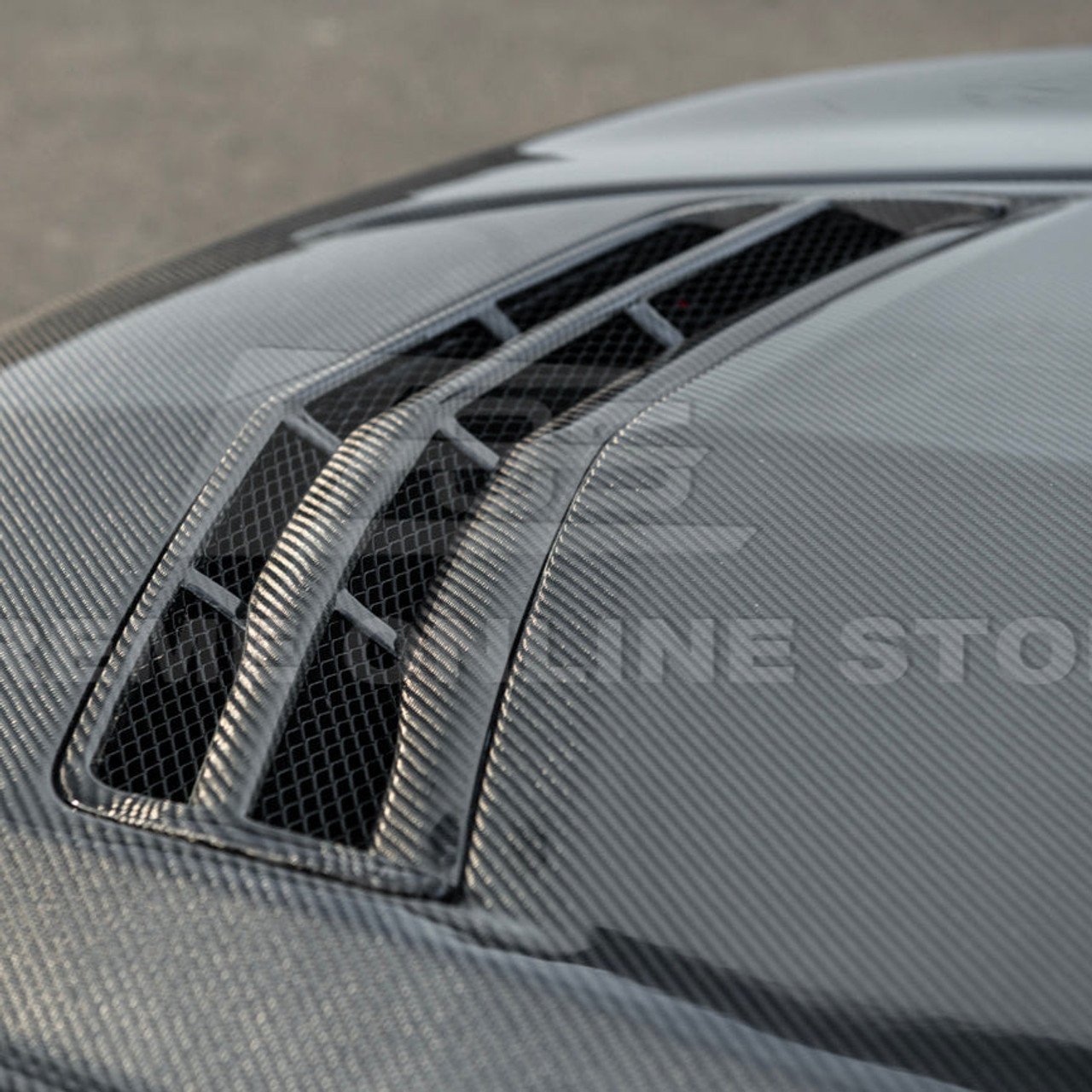 EOS Carbon Fiber Vented Hood - Cadillac CT5-V Blackwing (HOOD-1071-BKCF)