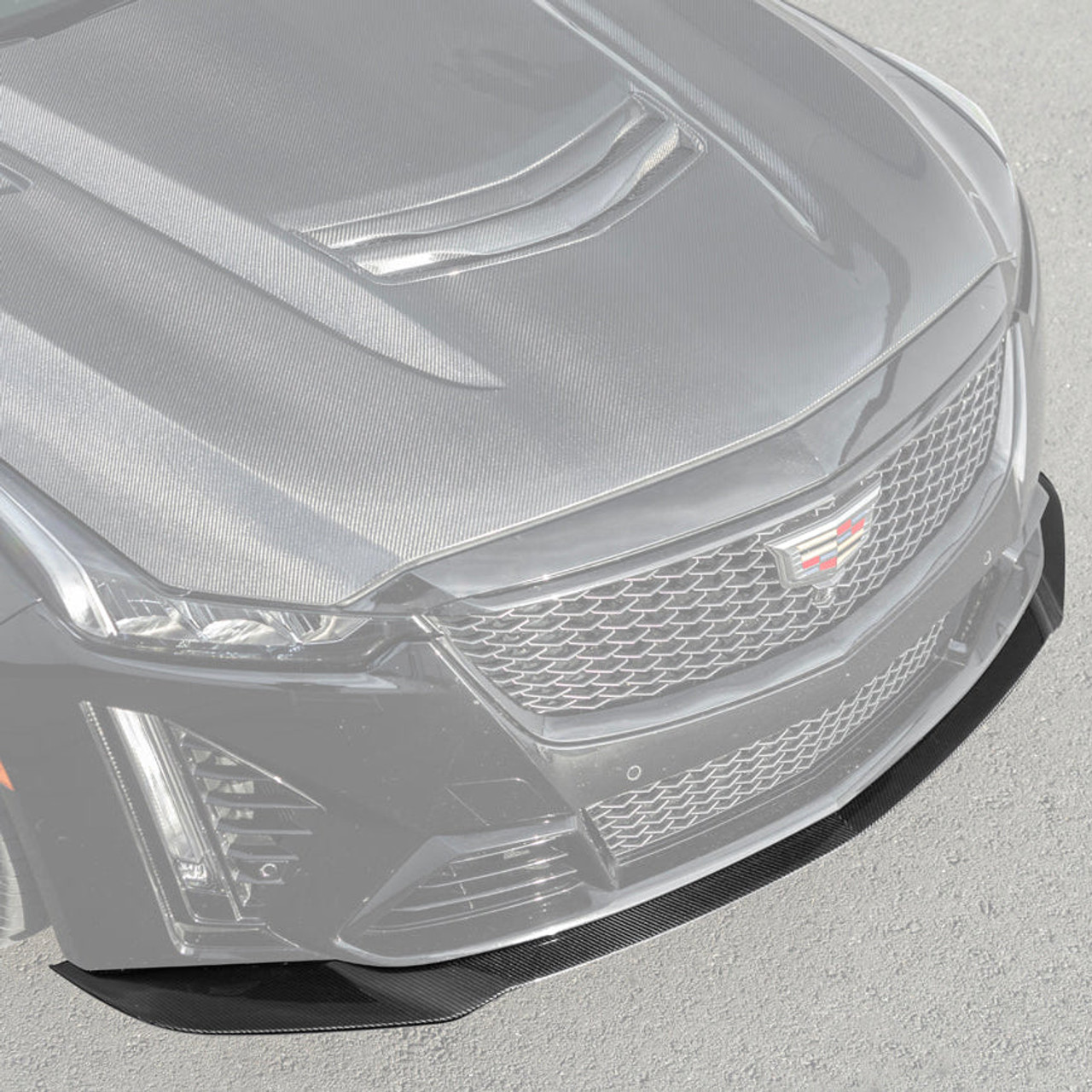 EOS Carbon Fiber Front Splitter - 20-24 CT5-V Blackwing (FLIP-924-BKCF)