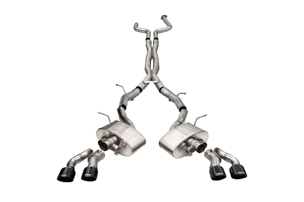 Corsa Xtreme Valved Catback Exhaust w. Black Tips - 20-25 Cadillac CT5-V (COR21326BLK)