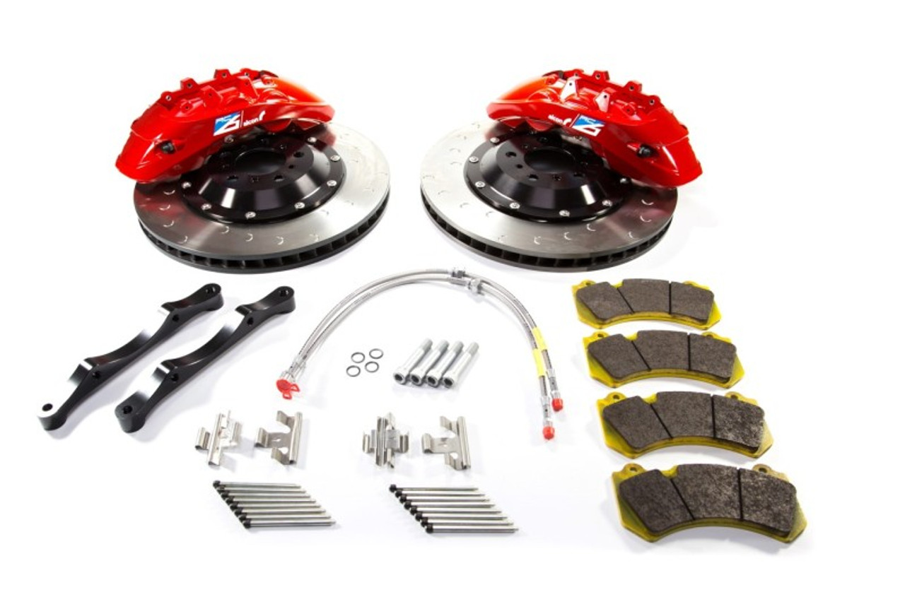 Alcon 2015+ BMW M3 F80 400x34mm 6 Piston Front Brake Upgrade Kit - Red - BKF7059Y07