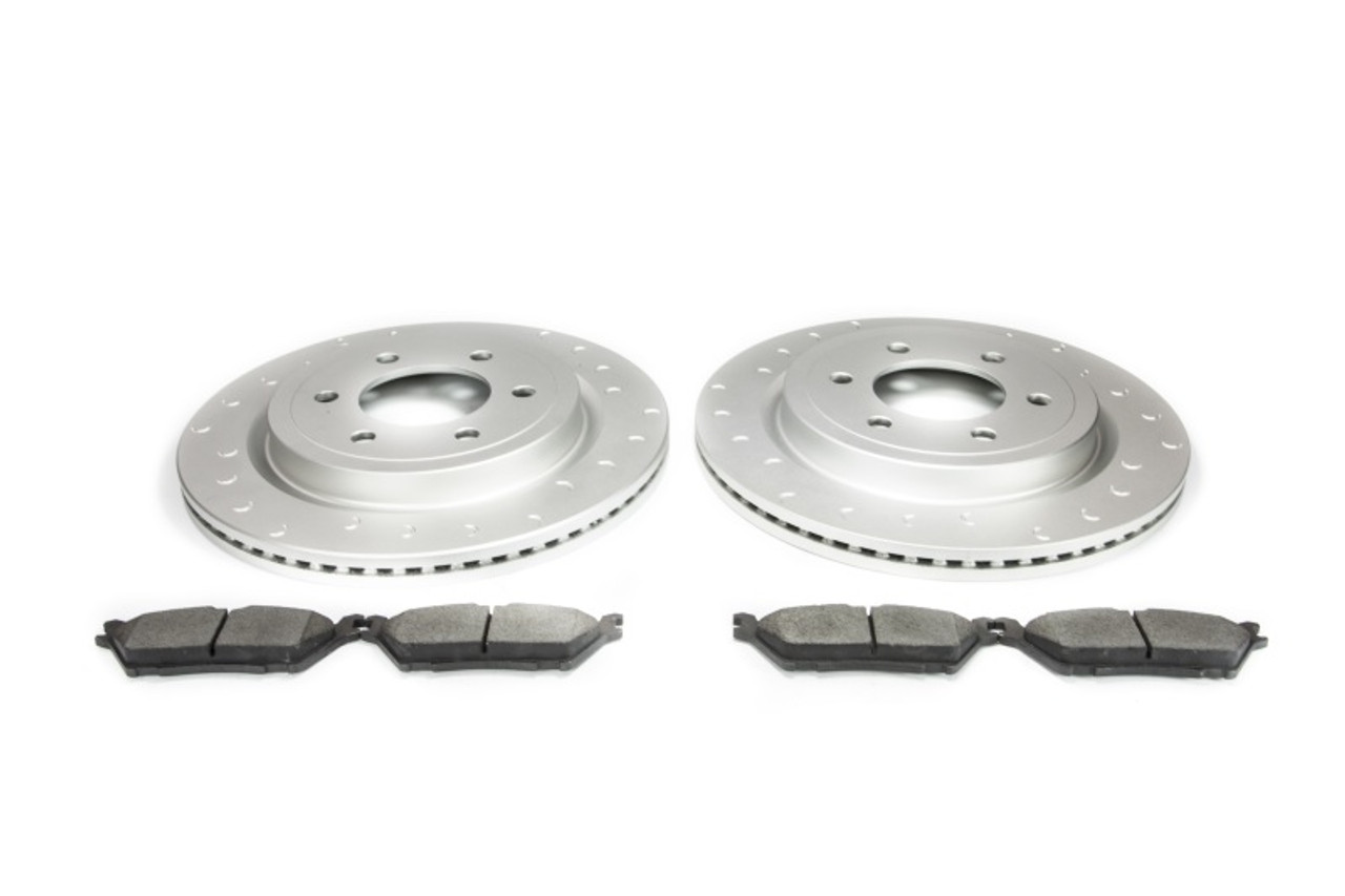 Alcon 19-20 Raptor/ 18-20 F-150 Pad & Rotor Kit (Use with Stock Calipers) w/ Elect Park Brake - Rear - BKR3430X1227