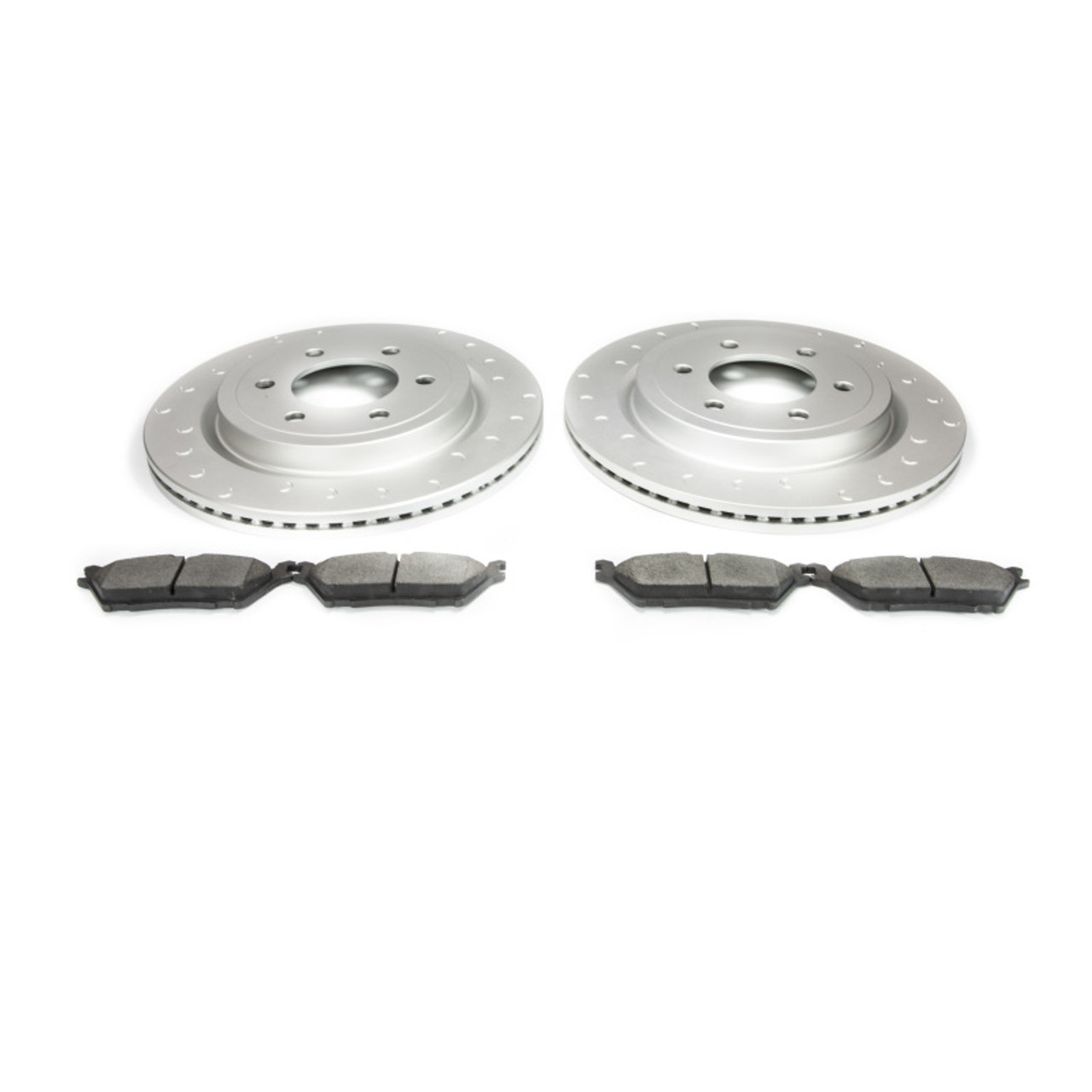 Alcon 19-20 Raptor/ 18-20 F-150 Pad & Rotor Kit (Use with Stock Calipers) w/ Elect Park Brake - Rear - BKR3430X1227