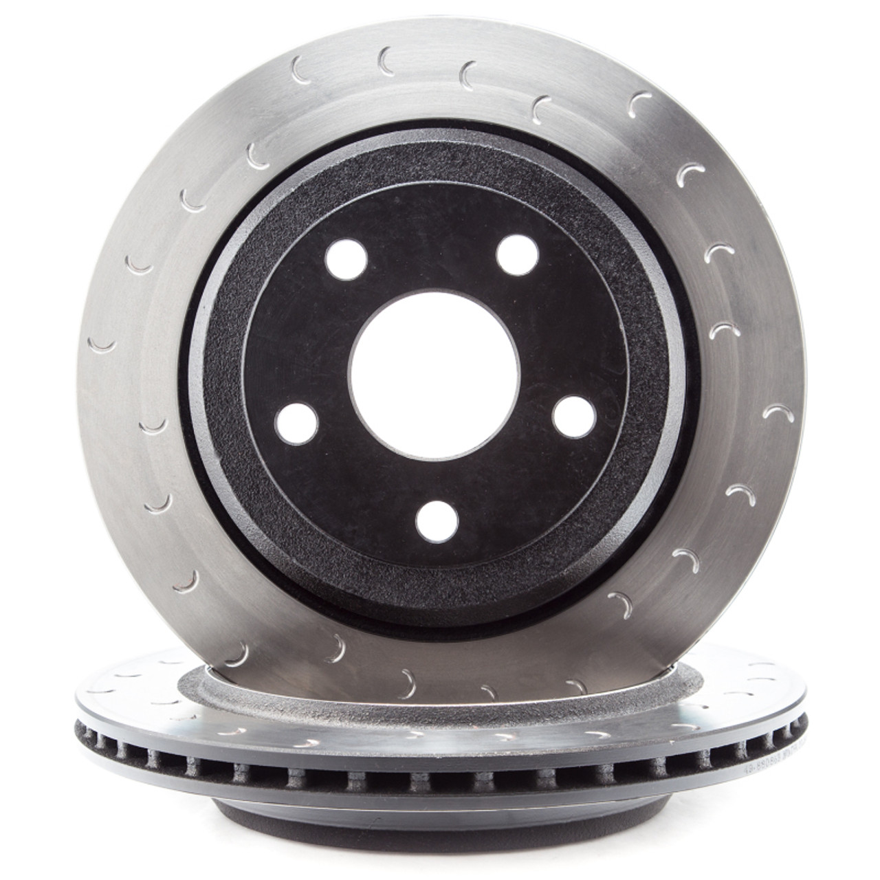 Alcon 2007+ Jeep JK-JL 330x22mm Rotors 4-Piston Calipers Rear Brake Kit (Includes Brake Lines) - Red - BKR5059D12
